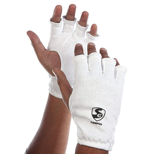 Cric Studio Canada SG Campus Inner Gloves, black accessories with soft fabric lining for comfortable indoor use