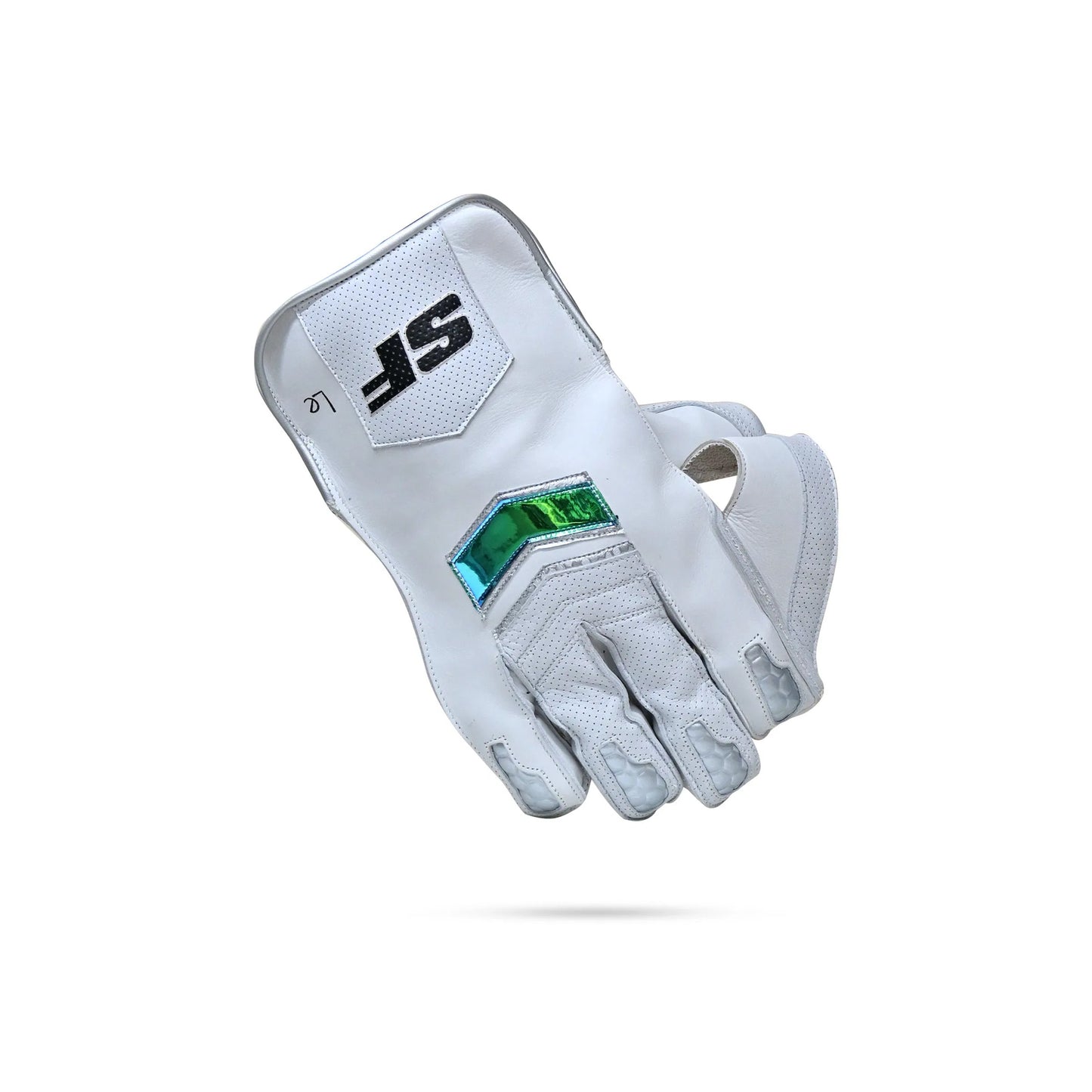 Cric Studio Canada SF Limited Edition wicketkeeping gloves with padded palms and adjustable wrist straps.