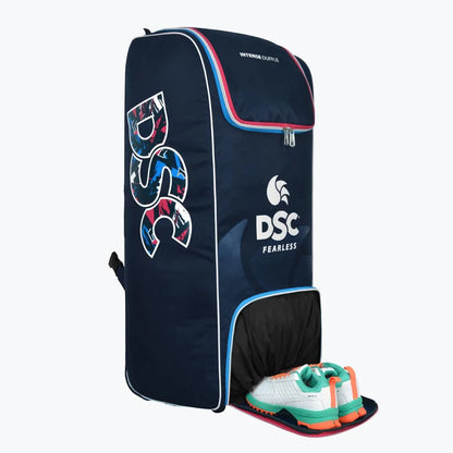 Cric Studio Canada DSC Intense Junior Duffle Kitbag in black with adjustable shoulder strap and logo details