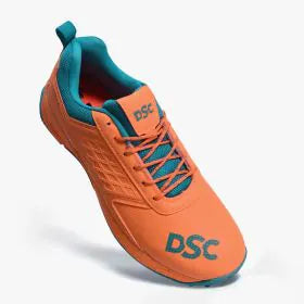 Bright flouro orange DSC Jaffa 22 shoes with sleek design, featuring laces and sporty style perfect for casual and athletic wear.