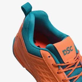 DSC Jaffa 22 shoes in vibrant flouro orange, sporty design with sleek silhouette, ideal for active wear and casual style.