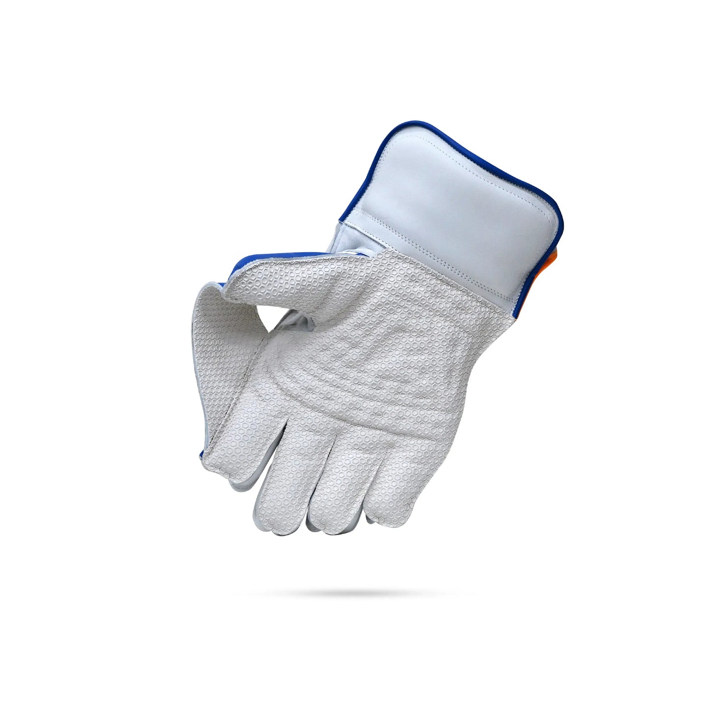 Cric Studio Canada SF Triumph WK wicketkeeping gloves with padded palms and adjustable wrist straps, displayed on a white background.
