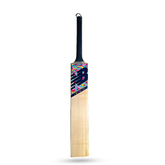 Cricket bat by Cric Studio Canada, NB IND 650 EW model, showing the wooden blade and handle with grip for cricket play.