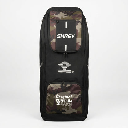 Cric Studio Canada Shrey Match Duffle 2.0 kitbag with sturdy handles and spacious main compartment, ideal for cricket equipment.