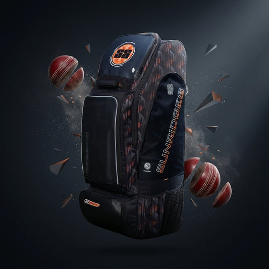 Cric Studio Canada SS Player 2.0 Kit Bag with sturdy handles and multiple compartments for cricket gear storage.