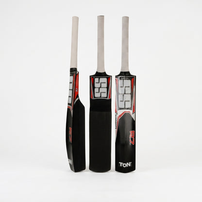 Cric Studio Canada SS Ton Catch Practice Bat accessory with wooden handle and white synthetic surface for cricket training drills