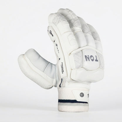 Cric Studio Canada SS TON Test New Batting Gloves with padded palms and adjustable wrist straps for cricket players.