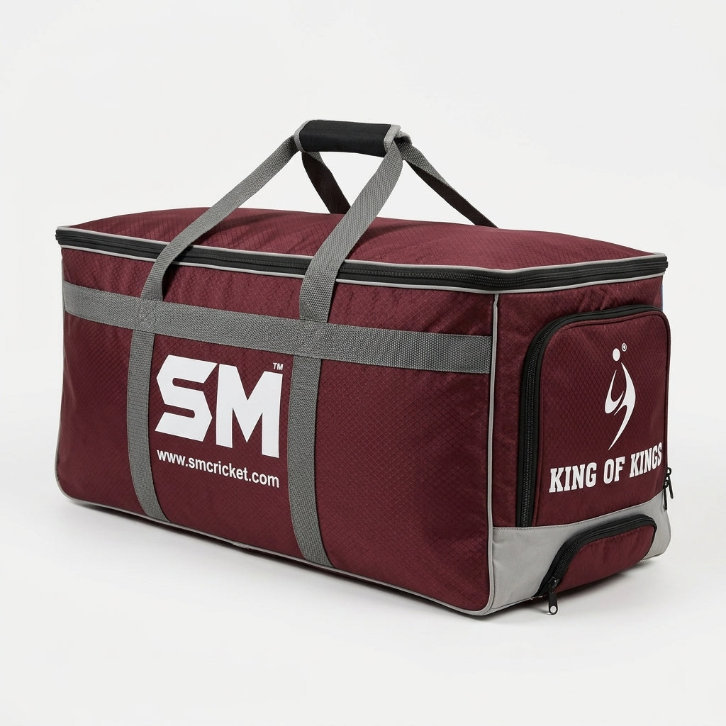 Cric Studio Canada King of Kings kitbag with sturdy handles and spacious main compartment for cricket gear storage.