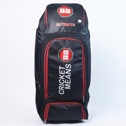 Cric Studio Canada SS Kit Bag Ultimate, a large cricket kitbag with multiple compartments and black color, shown in the image.