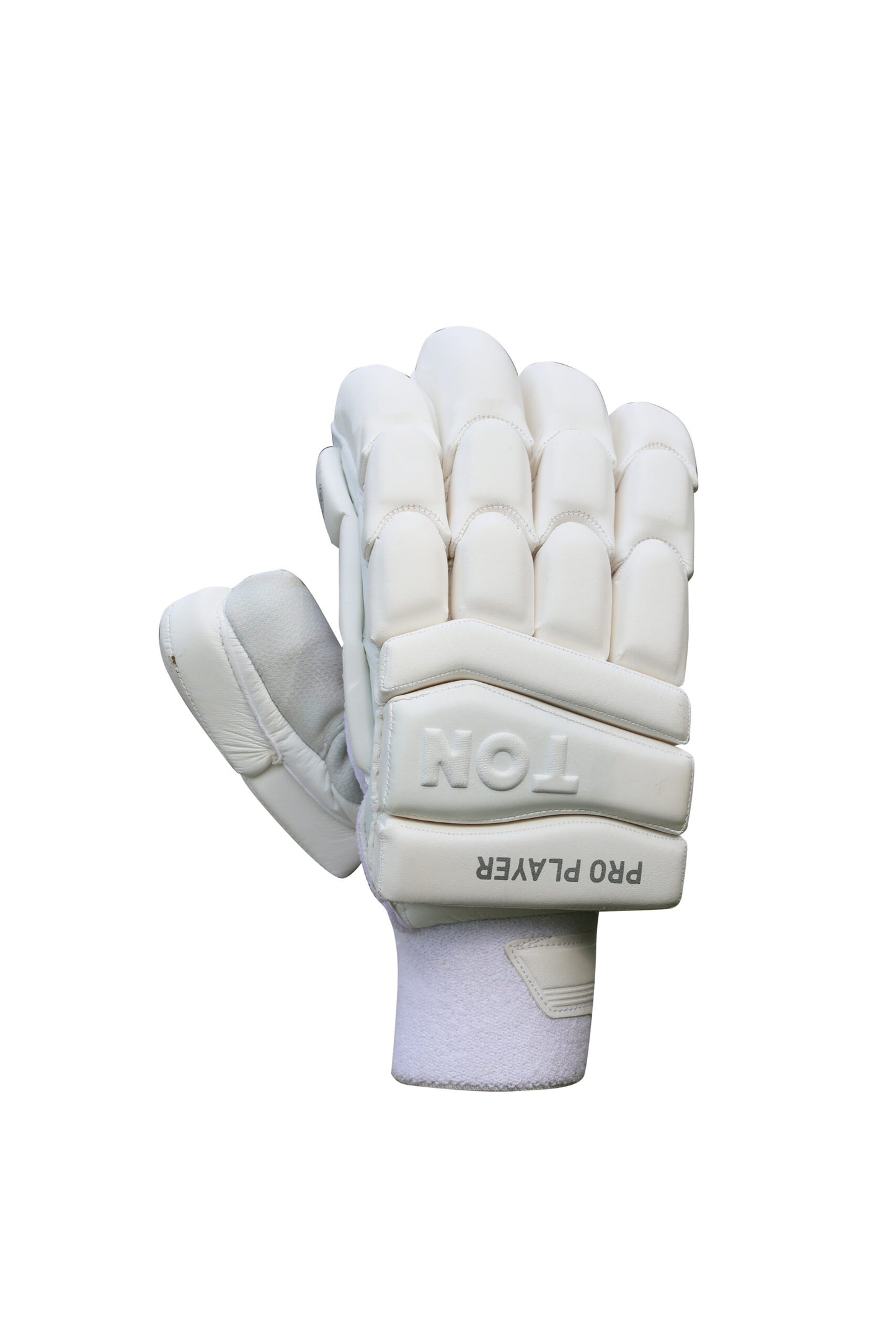 Cric Studio Canada SS Ton Pro Player Edition cricket batting gloves with padded palms and adjustable wrist straps.