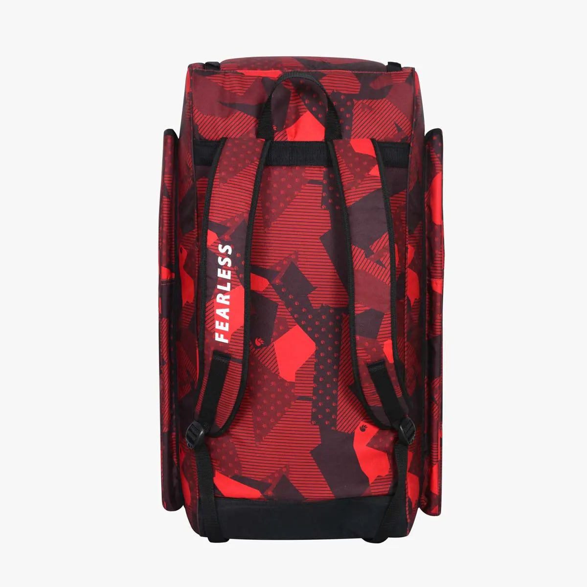 Cric Studio Canada DSC Rebel Duffle JR Kitbag shown in black with adjustable shoulder strap and spacious main compartment.