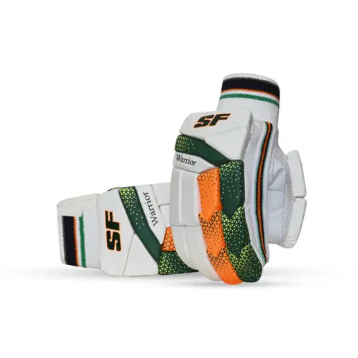 Cric Studio Canada SF Warrior MRH batting gloves with padded palms and adjustable wrist straps for cricket batting protection