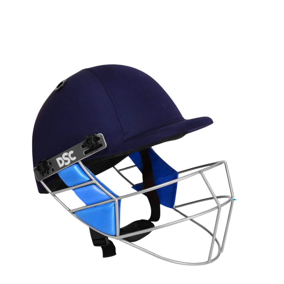 Cricket helmet by Cric Studio Canada with a plain skull cap design, designed for cricket players' safety and head protection.