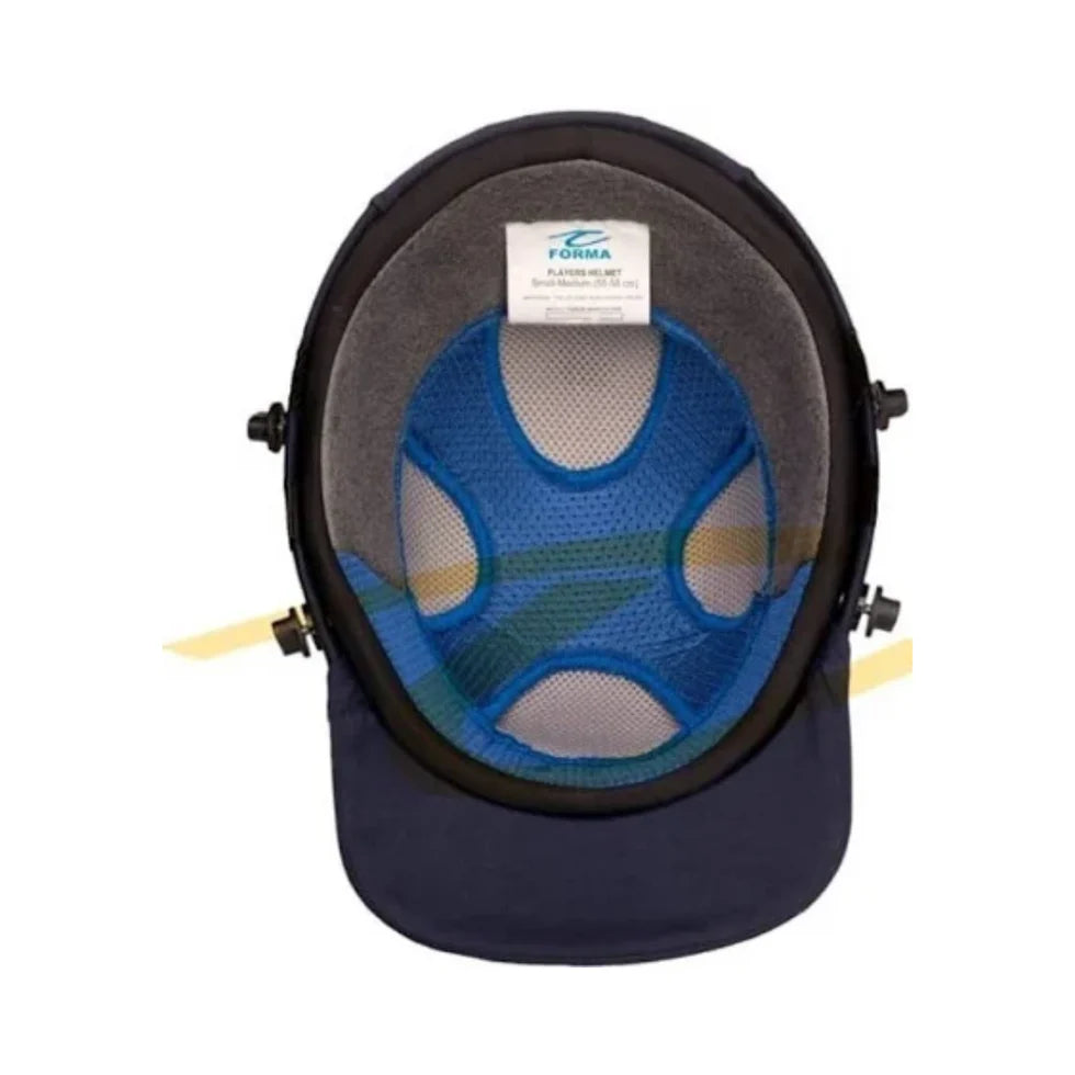 Cric Studio Canada Forma Pro SRS TNM helmet with plain black design and skull logo for sports and outdoor safety.