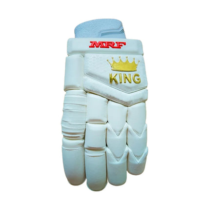 Cric Studio Canada MRF Genius King cricket batting gloves with padded palms and adjustable straps for protection and comfort
