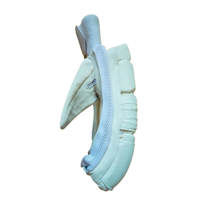 MRF Genius King cricket batting gloves by Cric Studio Canada with padded palms and adjustable straps for comfort and protection.
