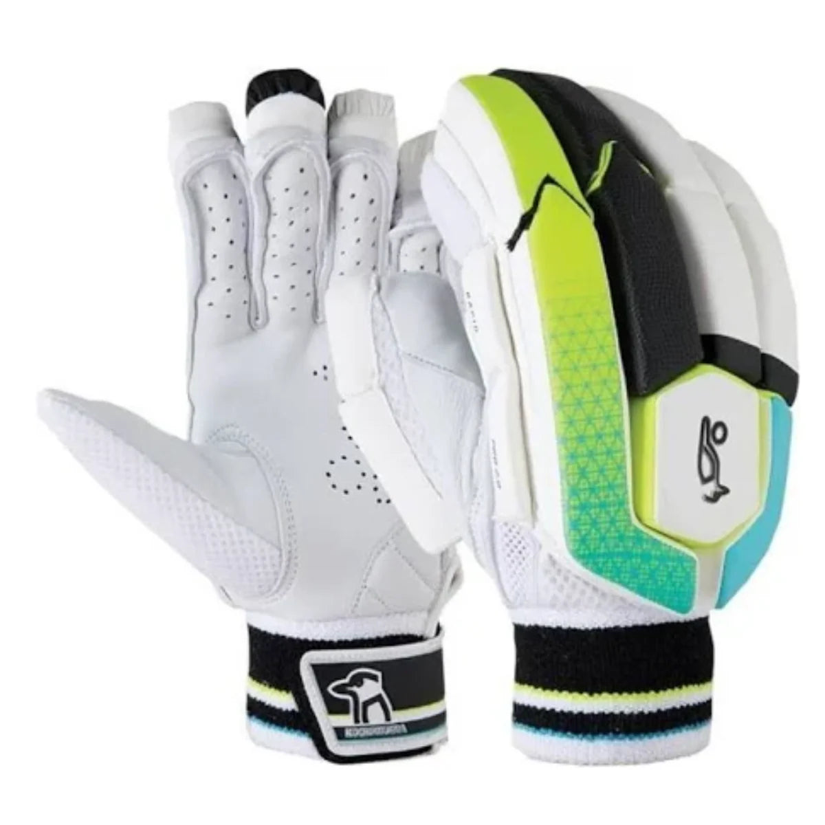 Cric Studio Canada KB Rapid Pro batting gloves with padded palms and adjustable straps for cricket batting protection.