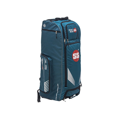 Cric Studio Canada SS VA-900 duffle cricket kit bag with handles and zippered compartments, designed for cricket players.